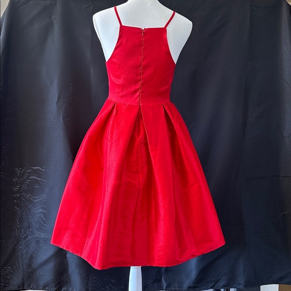 Gianni Bini Red Sleeveless A-Line Party Dress - Picture 4 of 4